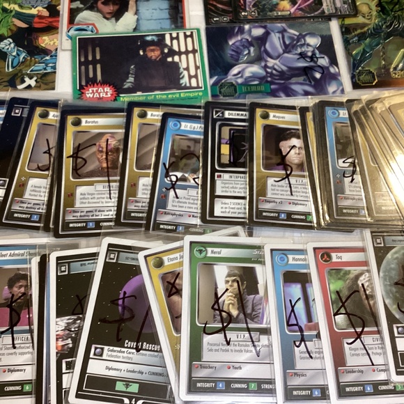 77 CCG and TCG cards lot with Star Trek marvel street fighter and more 55 Star T - Picture 14 of 15